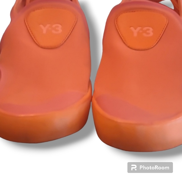 Yohji Yamamoto Adidas Y3 Orange Slip On Sneakers - Picture 8 of 10